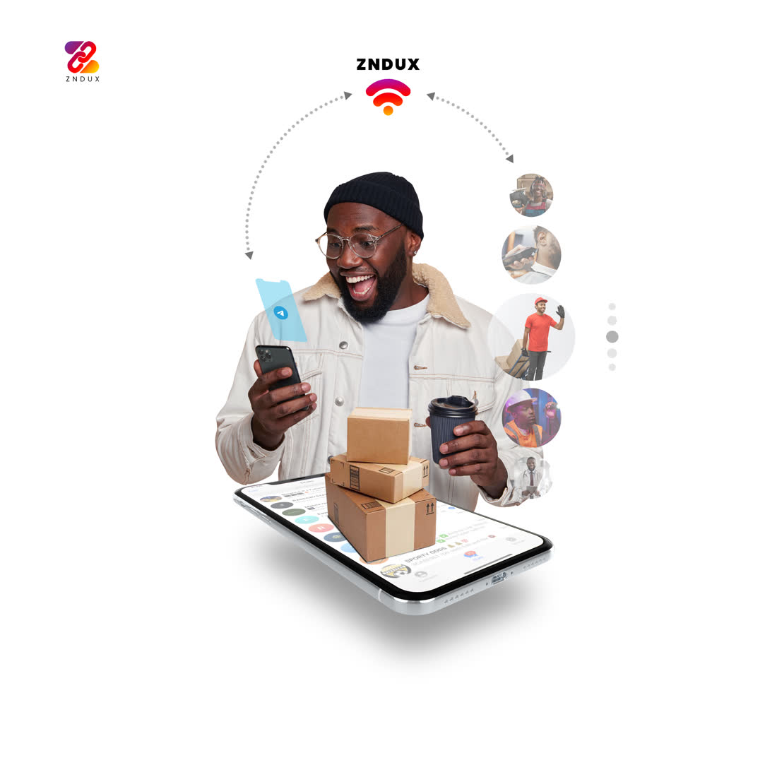 Delivery & errands provider featured by Zndux