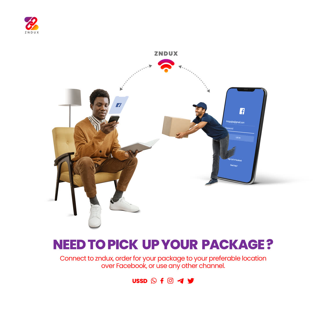 Arrange pickup and delivery